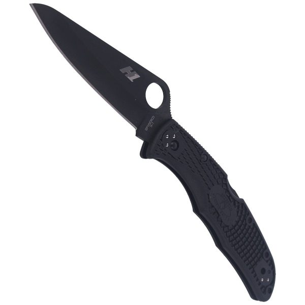 Nóż składany Spyderco Pacific Salt 2 Black Blade Plain (C91PBBK2)-5