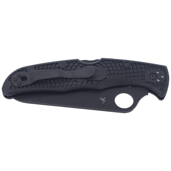 Nóż składany Spyderco Pacific Salt 2 Black Blade Plain (C91PBBK2)-8