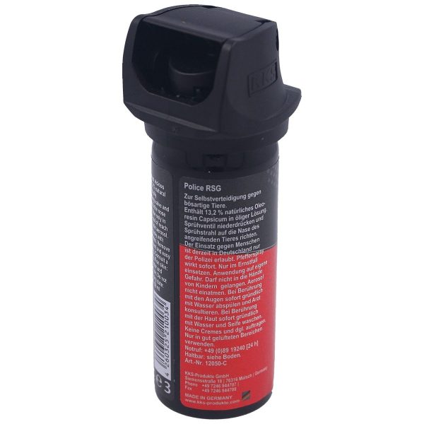 Gaz pieprzowy KKS VESK RSG Police 2mln SHU, Cone 50 ml (12050-C)-3