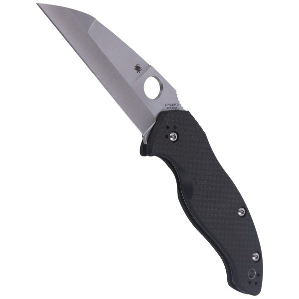 Nóż składany Spyderco Canis Carbon Fiber / G-10 Laminate Plain (C248CFP)-5