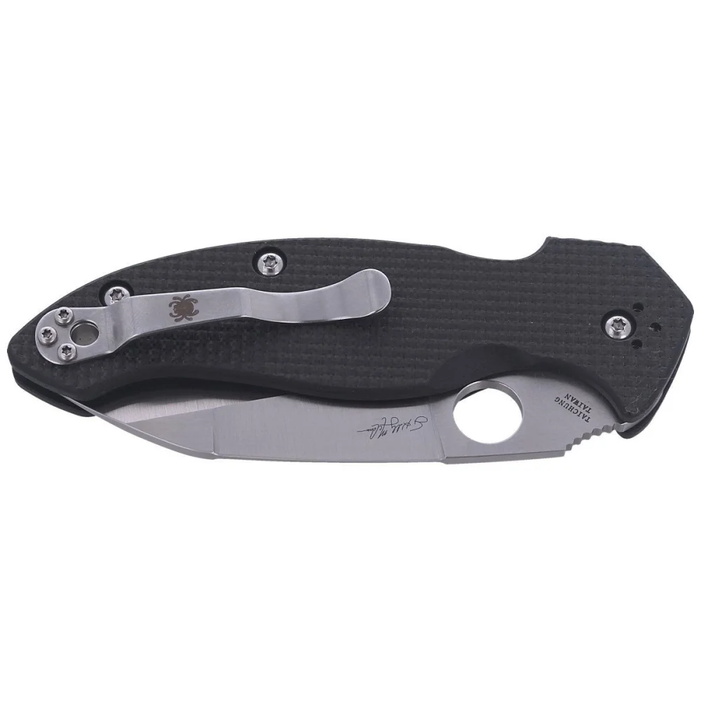 Nóż składany Spyderco Canis Carbon Fiber / G-10 Laminate Plain (C248CFP) 7 Nóż składany Spyderco Canis Carbon Fiber / G-10 Laminate Plain (C248CFP)