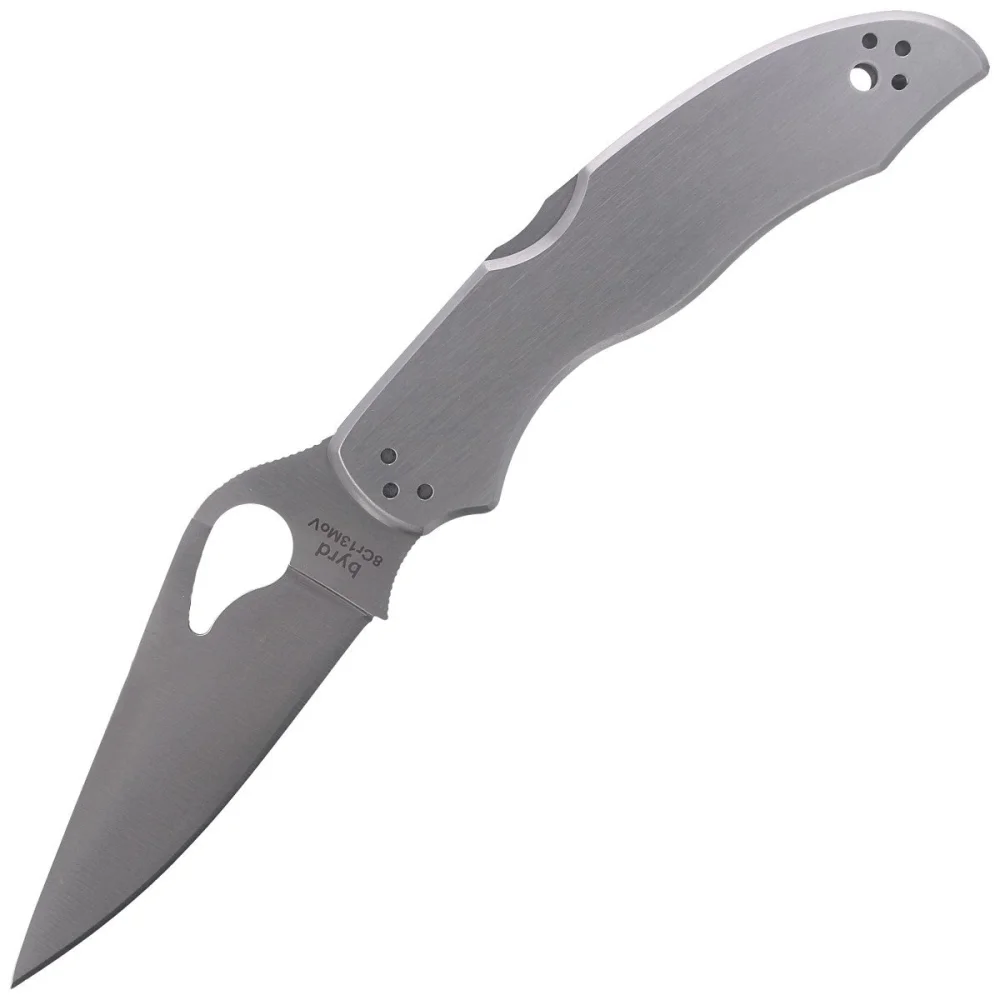Nóż składany Spyderco Byrd Harrier 2 Stainless, Plain (BY01P2) 2 Nóż składany Spyderco Byrd Harrier 2 Stainless, Plain (BY01P2)