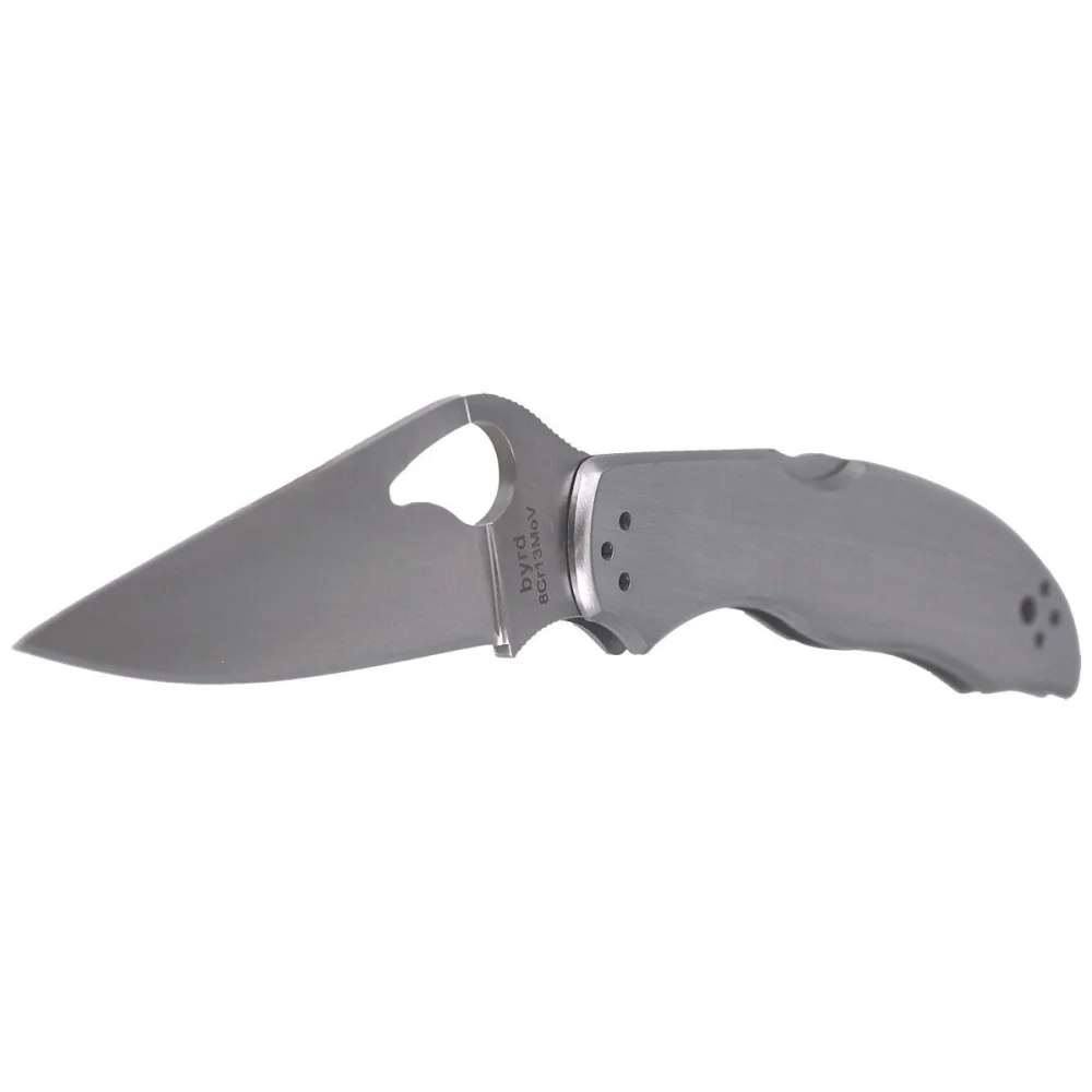 Nóż składany Spyderco Byrd Harrier 2 Stainless, Plain (BY01P2) 3 Nóż składany Spyderco Byrd Harrier 2 Stainless, Plain (BY01P2)