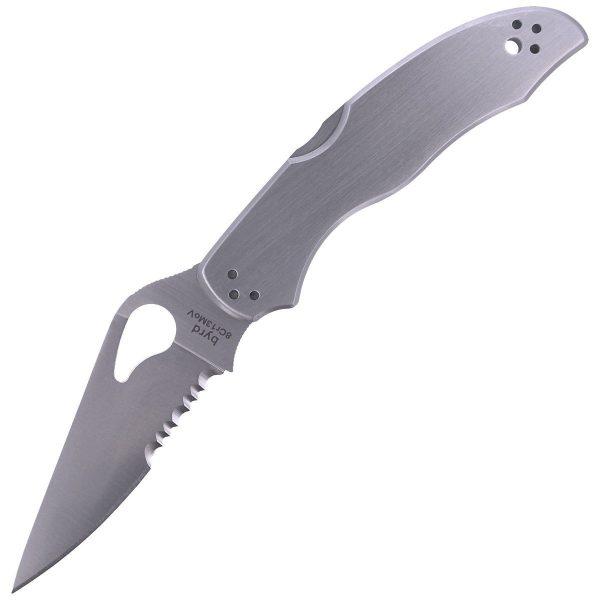 Nóż składany Spyderco Byrd Harrier 2 Stainless, Combination (BY01PS2)-7