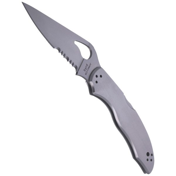 Nóż składany Spyderco Byrd Harrier 2 Stainless, Combination (BY01PS2)-4