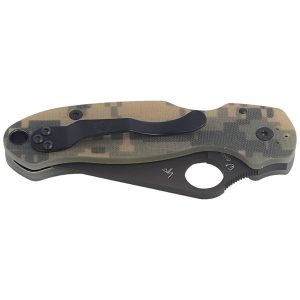 Nóż składany Spyderco Para 3 G-10 Digital Camo / Black Blade Plain (C223GPCMOBK)-2