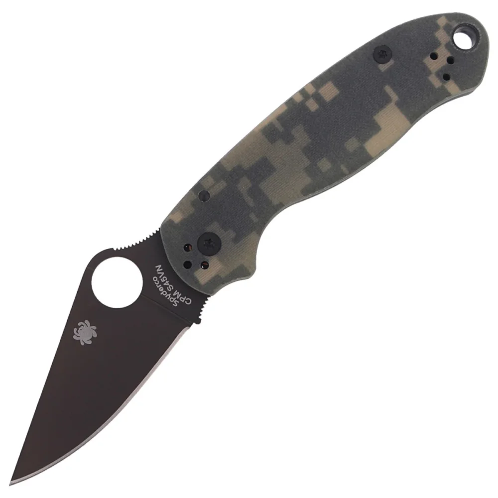 Nóż składany Spyderco Para 3 G-10 Digital Camo / Black Blade Plain (C223GPCMOBK) 1 Nóż składany Spyderco Para 3 G-10 Digital Camo / Black Blade Plain (C223GPCMOBK)