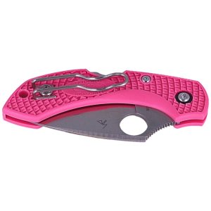 Nóż składany Spyderco Dragonfly 2 FRN Pink, CPM S30V Plain (C28FPPNS30V2)-2