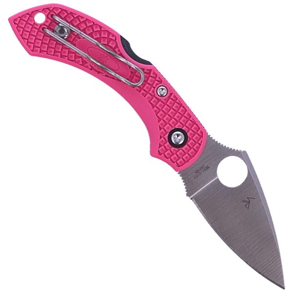 Nóż składany Spyderco Dragonfly 2 FRN Pink, CPM S30V Plain (C28FPPNS30V2)-3