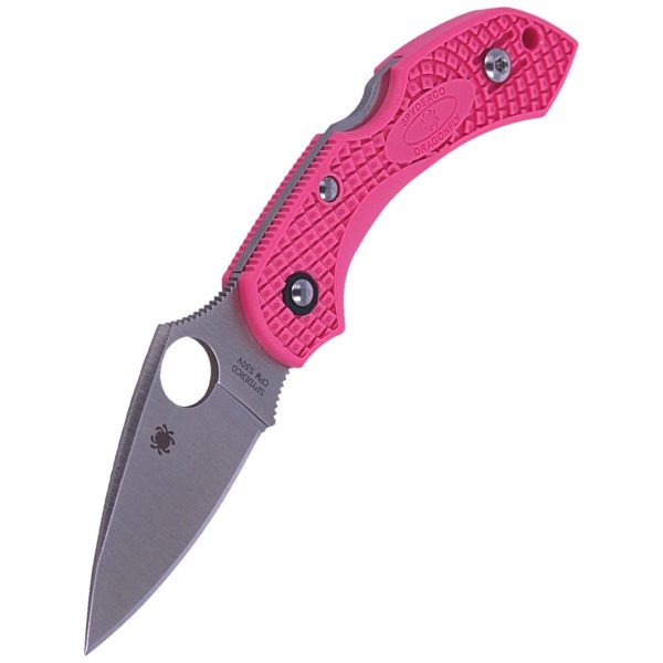 Nóż składany Spyderco Dragonfly 2 FRN Pink, CPM S30V Plain (C28FPPNS30V2)-6