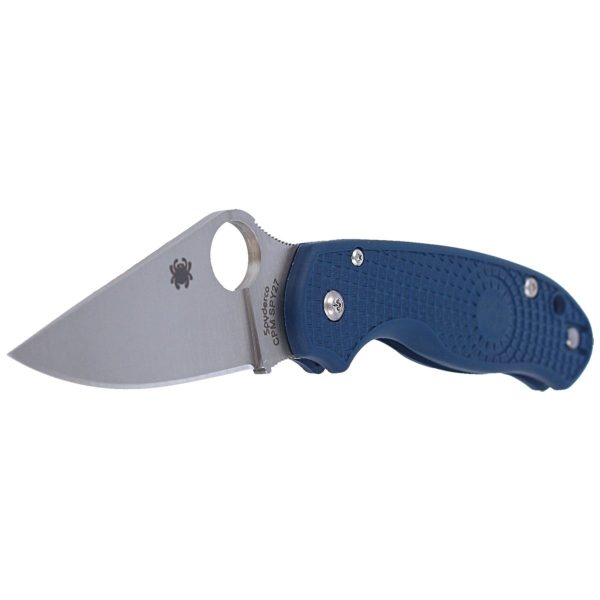Nóż składany Spyderco Para 3 Cobalt-Blue Lightweight, CPM SPY27 Plain (C223PCBL)-3