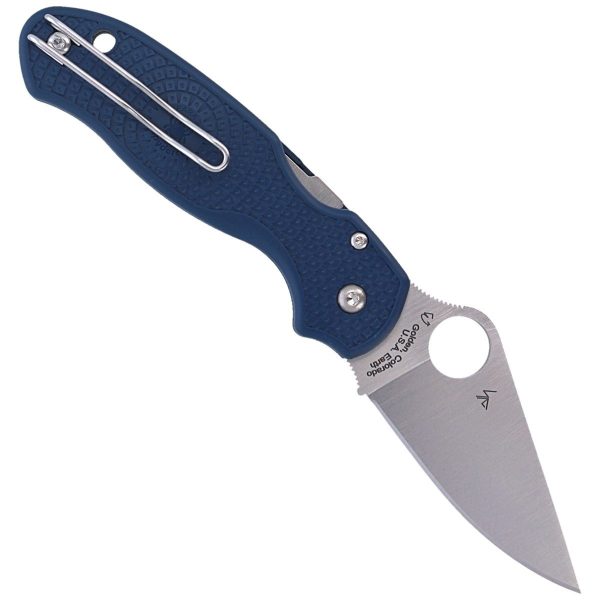 Nóż składany Spyderco Para 3 Cobalt-Blue Lightweight, CPM SPY27 Plain (C223PCBL)-5