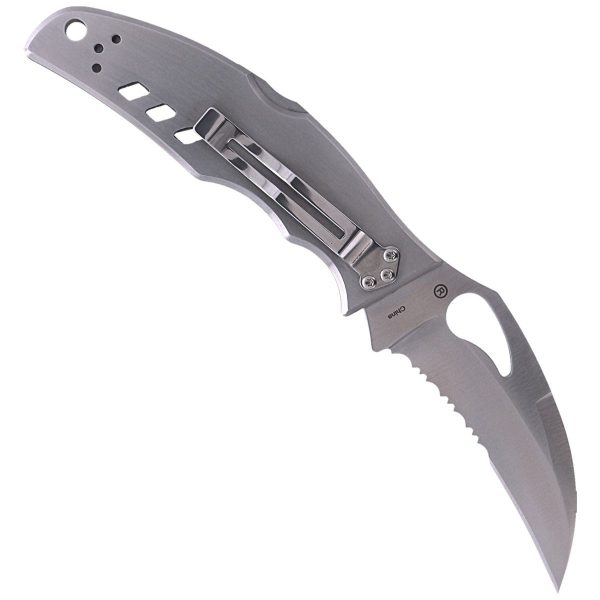 Nóż składany Spyderco Byrd Crossbill Stainless, Combo 8Cr13MoV (BY07PS)-3