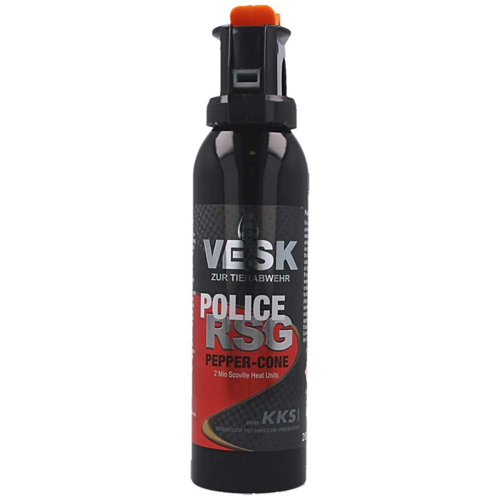 Gaz pieprzowy KKS VESK RSG Police 2mln SHU, HJF 200ml (12200-H) 2 Gaz pieprzowy KKS VESK RSG Police 2mln SHU, HJF 200ml (12200-H)