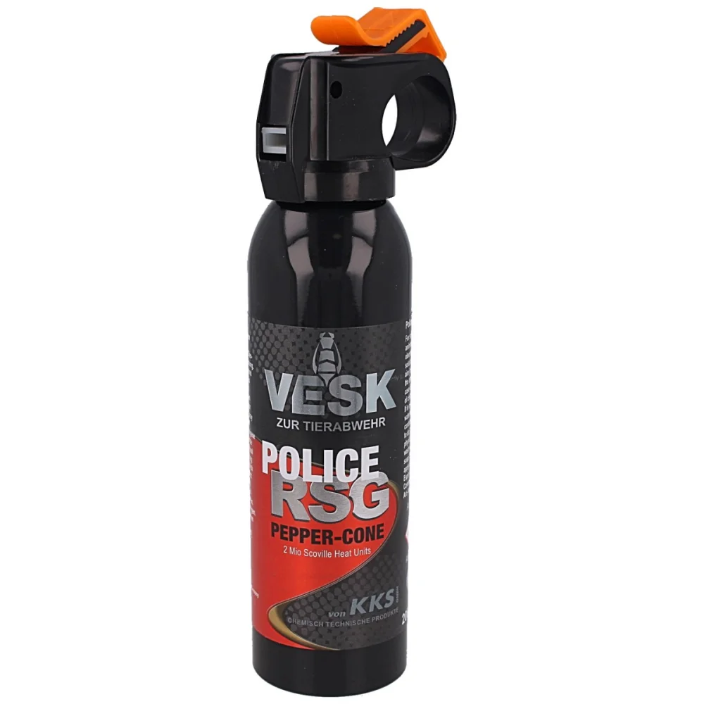 Gaz pieprzowy KKS VESK RSG Police 2mln SHU, HJF 200ml (12200-H) 1 Gaz pieprzowy KKS VESK RSG Police 2mln SHU, HJF 200ml (12200-H)