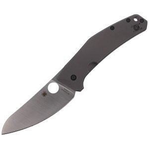 Nóż składany Spyderco SpydieChef Gray Titanium, Satin LC200N by Marcin Slysz (C211TIP)-1