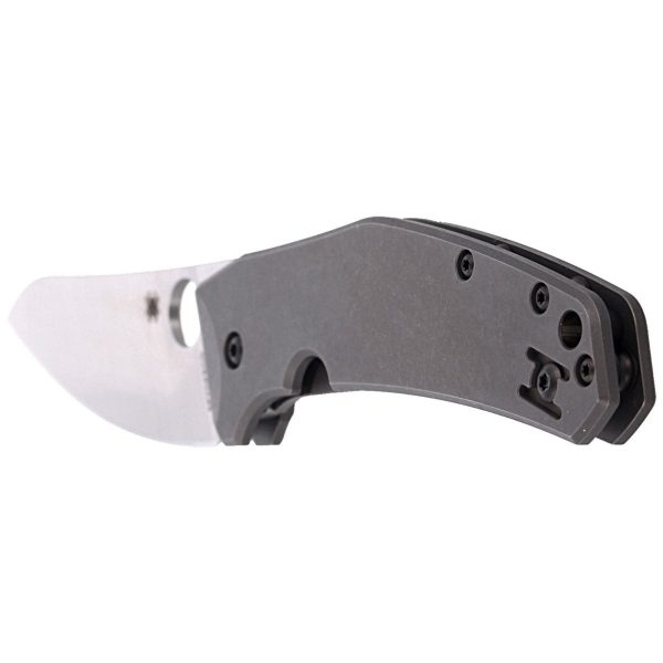 Nóż składany Spyderco SpydieChef Gray Titanium, Satin LC200N by Marcin Slysz (C211TIP)-5