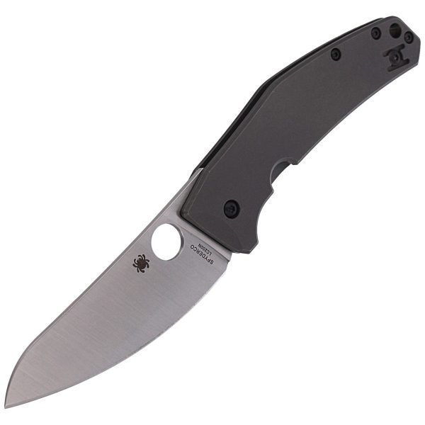 Nóż składany Spyderco SpydieChef Gray Titanium, Satin LC200N by Marcin Slysz (C211TIP)-6