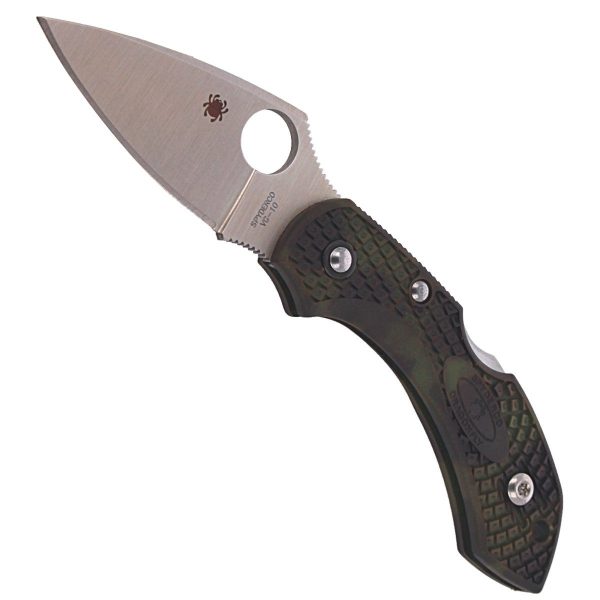 Nóż składany Spyderco Dragonfly 2 FRN Zome Green, Plain VG-10 (C28ZFPGR2)-4