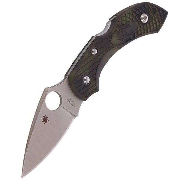Nóż składany Spyderco Dragonfly 2 FRN Zome Green, Plain VG-10 (C28ZFPGR2)-6