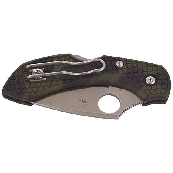 Nóż składany Spyderco Dragonfly 2 FRN Zome Green, Plain VG-10 (C28ZFPGR2)-7