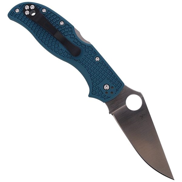 Nóż składany Spyderco Stretch 2 FRN Blue Straight Spine, K390 Plain (C90FP2K390)-3