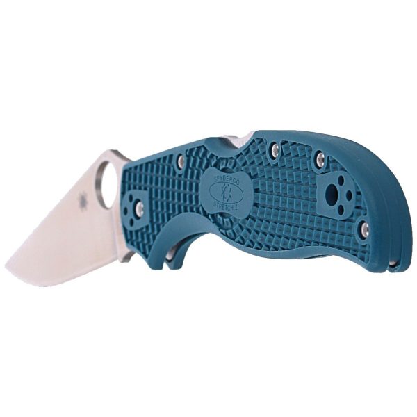 Nóż składany Spyderco Stretch 2 FRN Blue Straight Spine, K390 Plain (C90FP2K390)-5