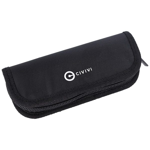 Nóż składany CIVIVI Button Lock Elementum Marble Carbon Fiber Black, Black Damascus (C2103DS-3)-10