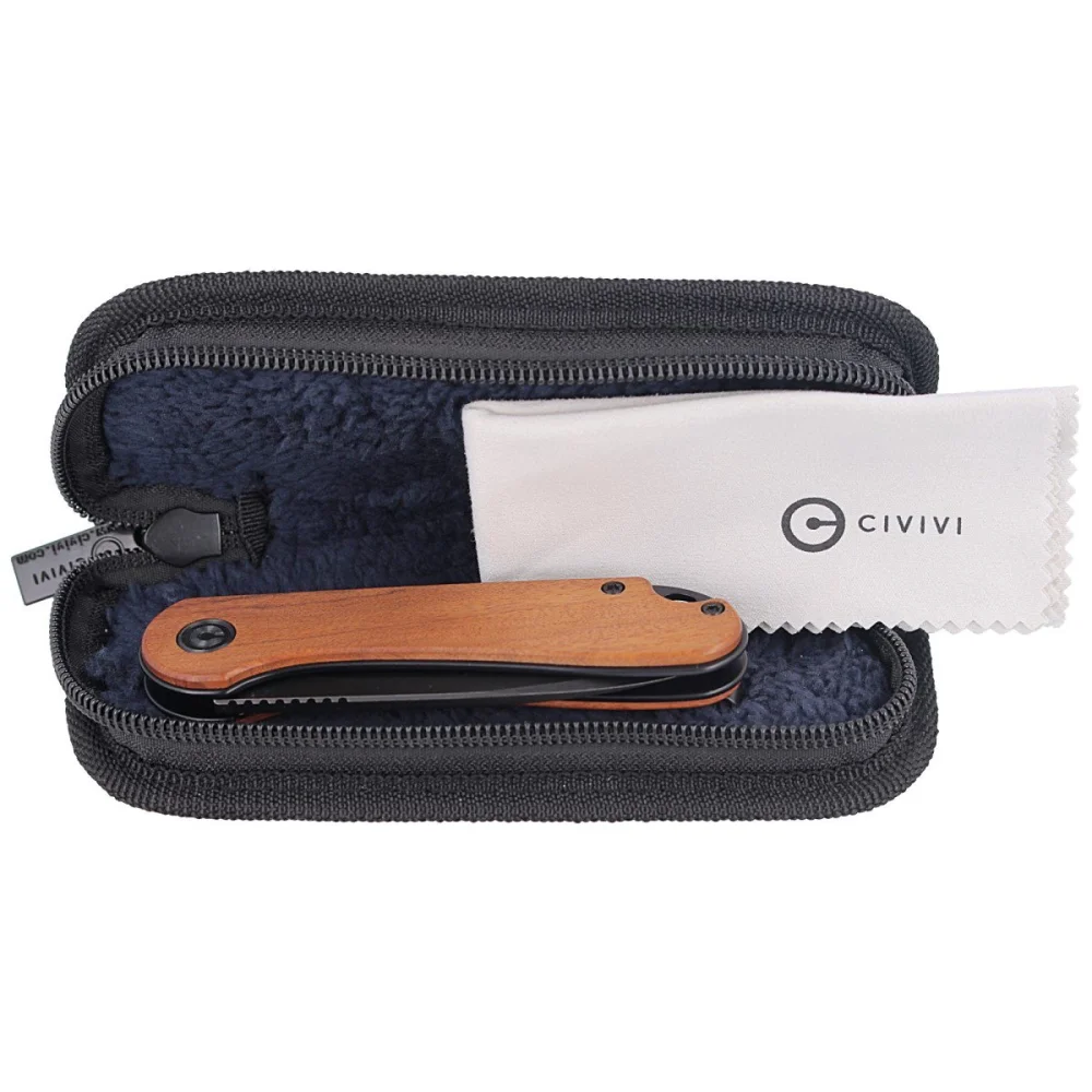 Nóż składany CIVIVI Elementum Flipper Cuibourtia Wood, Black Stonewashed (C907U) 9 Nóż składany CIVIVI Elementum Flipper Cuibourtia Wood, Black Stonewashed (C907U)