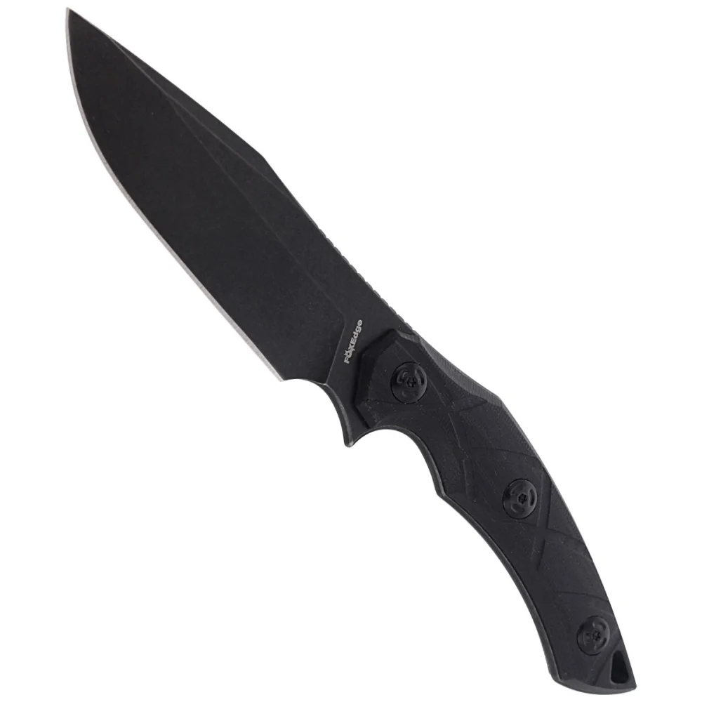 Nóż FoxEdge Lycosa 2 Black G10, Black Stonewashed by Simonutti (FE-020) 5 Nóż FoxEdge Lycosa 2 Black G10, Black Stonewashed by Simonutti (FE-020)