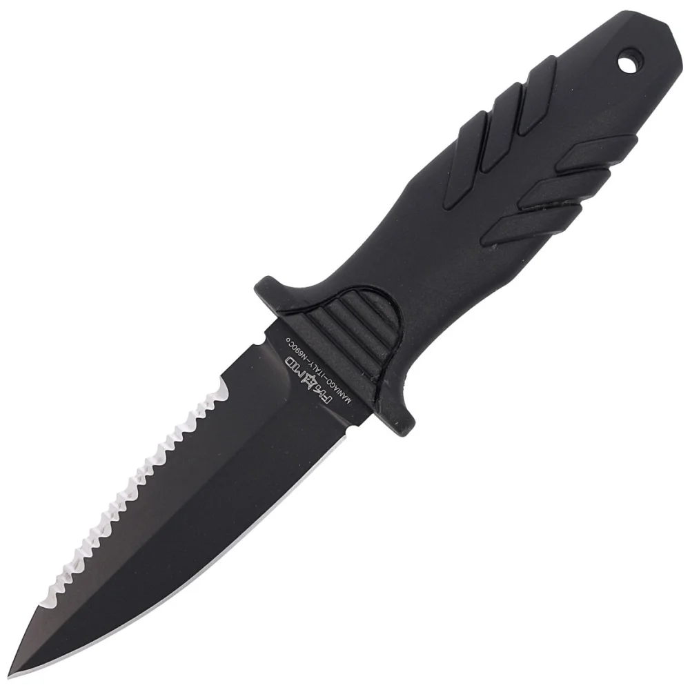 Nóż nurkowy Fox Tactical Elementum Dagger PP+TPE Black, Black Blade (FX-647 S) 1 Nóż nurkowy Fox Tactical Elementum Dagger PP+TPE Black, Black Blade (FX-647 S)