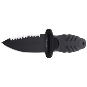 Nóż nurkowy Fox Tactical Elementum Dagger PP+TPE Black, Black Blade (FX-647 S)-2
