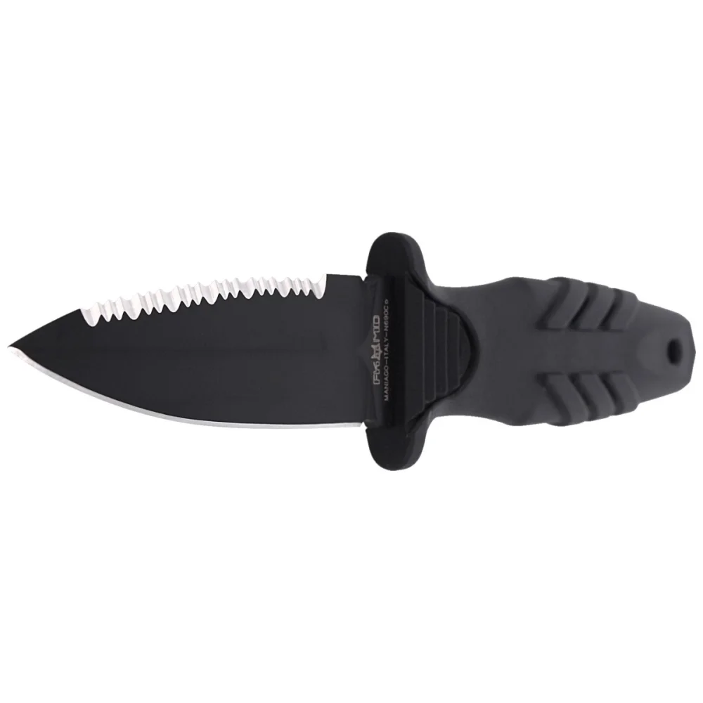 Nóż nurkowy Fox Tactical Elementum Dagger PP+TPE Black, Black Blade (FX-647 S) 2 Nóż nurkowy Fox Tactical Elementum Dagger PP+TPE Black, Black Blade (FX-647 S)