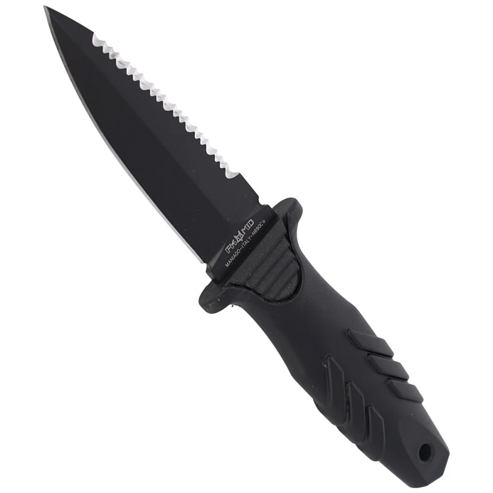 Nóż nurkowy Fox Tactical Elementum Dagger PP+TPE Black, Black Blade (FX-647 S) 5 Nóż nurkowy Fox Tactical Elementum Dagger PP+TPE Black, Black Blade (FX-647 S)