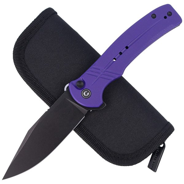 Nóż składany CIVIVI Cogent Purple G10, Black Stonewashed 14C28N (C20038D-2)-2
