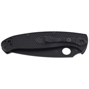 Nóż składany Spyderco Resilience Lightweight, Black Blade Plain 8Cr13MoV (C142PBBK)-2