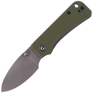 Nóż składany CIVIVI Baby Banter Green G10, Gray Stonewashed by Ben Petersen (C19068S-5)-1