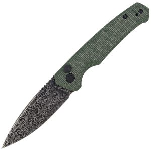 Nóż składany CIVIVI Altus Green G10, Black Damascus (C20076-DS1)-1