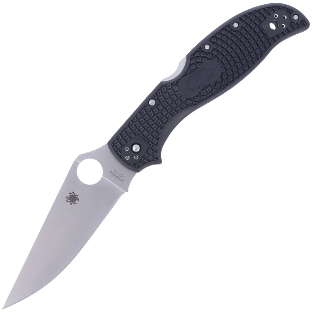 Nóż składany Spyderco Stretch 2 XL Lightweight FRN Black, Plain VG-10 (C258PBK) 1 Nóż składany Spyderco Stretch 2 XL Lightweight FRN Black, Plain VG-10 (C258PBK)