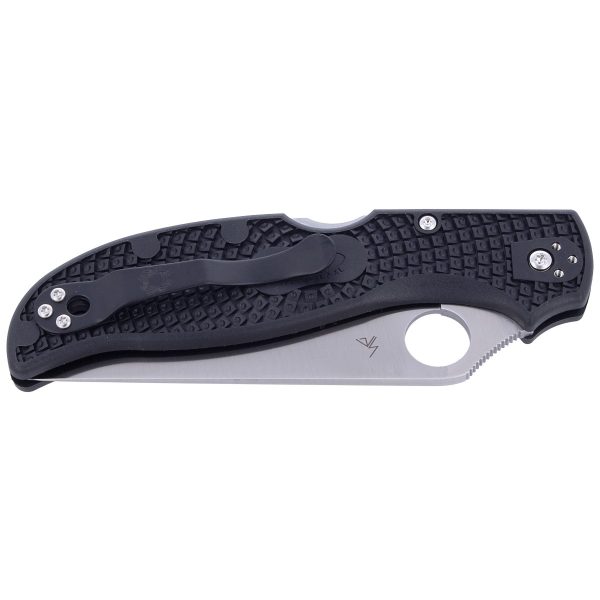 Nóż składany Spyderco Stretch 2 XL Lightweight FRN Black, Plain VG-10 (C258PBK)-2