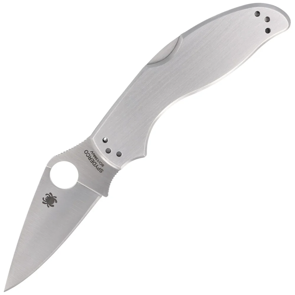 Nóż składany Spyderco UpTern Stainless, Plain 8Cr13MoV (C261P) 1 Nóż składany Spyderco UpTern Stainless, Plain 8Cr13MoV (C261P)
