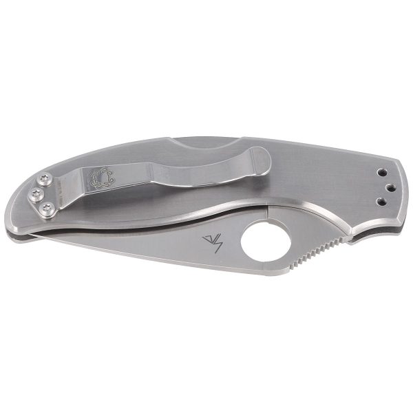 Nóż składany Spyderco UpTern Stainless, Plain 8Cr13MoV (C261P)-2