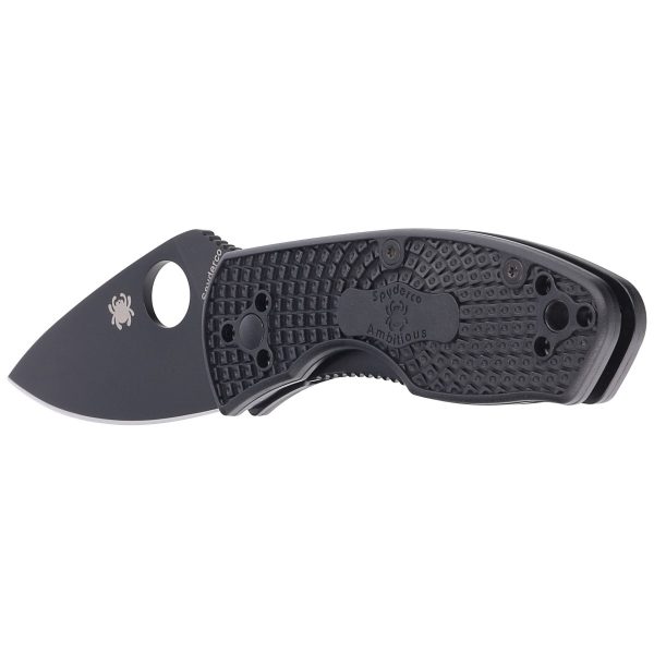 Nóż składany Spyderco Ambitious Black FRN, Black Blade 8Cr13MoV (C148PBBK)-5