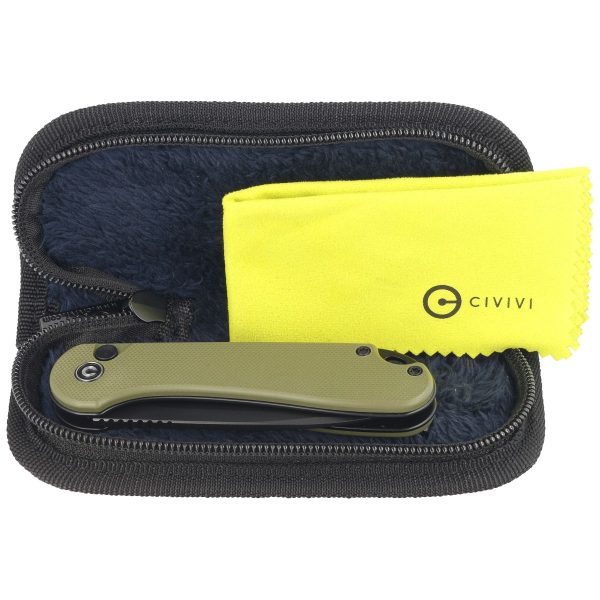 Nóż składany Civivi Button Lock Elementum II OD Green G10, Black Stonewashed Nitro-V (C18062P-3)-3