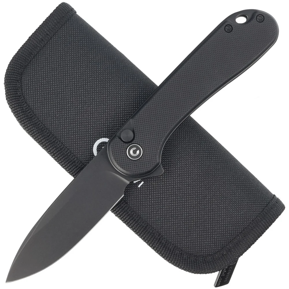 Nóż składany Civivi Button Lock Elementum II Black G10, Black Stonewashed Nitro-V (C18062P-1) 2 Nóż składany Civivi Button Lock Elementum II Black G10, Black Stonewashed Nitro-V (C18062P-1)