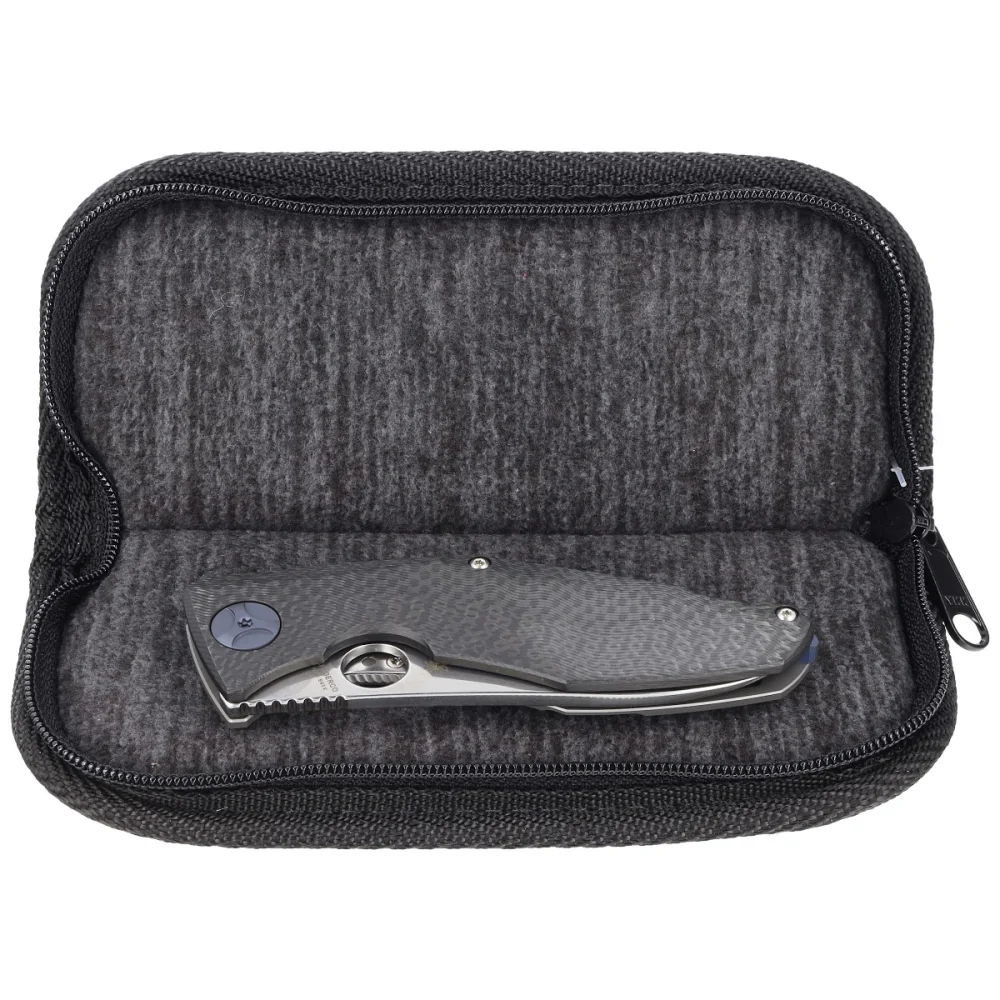 Nóż składany Spyderco Drunken Carbon Fiber / Titanium, Satin CPM S90V Plain by Dmitry Sinkevich (C235CFTIP) 3 Nóż składany Spyderco Drunken Carbon Fiber / Titanium, Satin CPM S90V Plain by Dmitry Sinkevich (C235CFTIP)