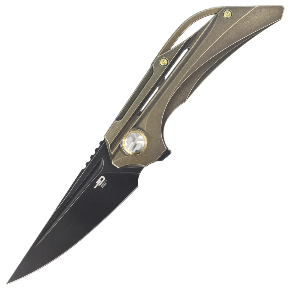 Nóż składany Bestech Vigil Bronze Titanium, Black Stonewashed M390 by Kombou (BT2201D) 1 Nóż składany Bestech Vigil Bronze Titanium, Black Stonewashed M390 by Kombou (BT2201D)