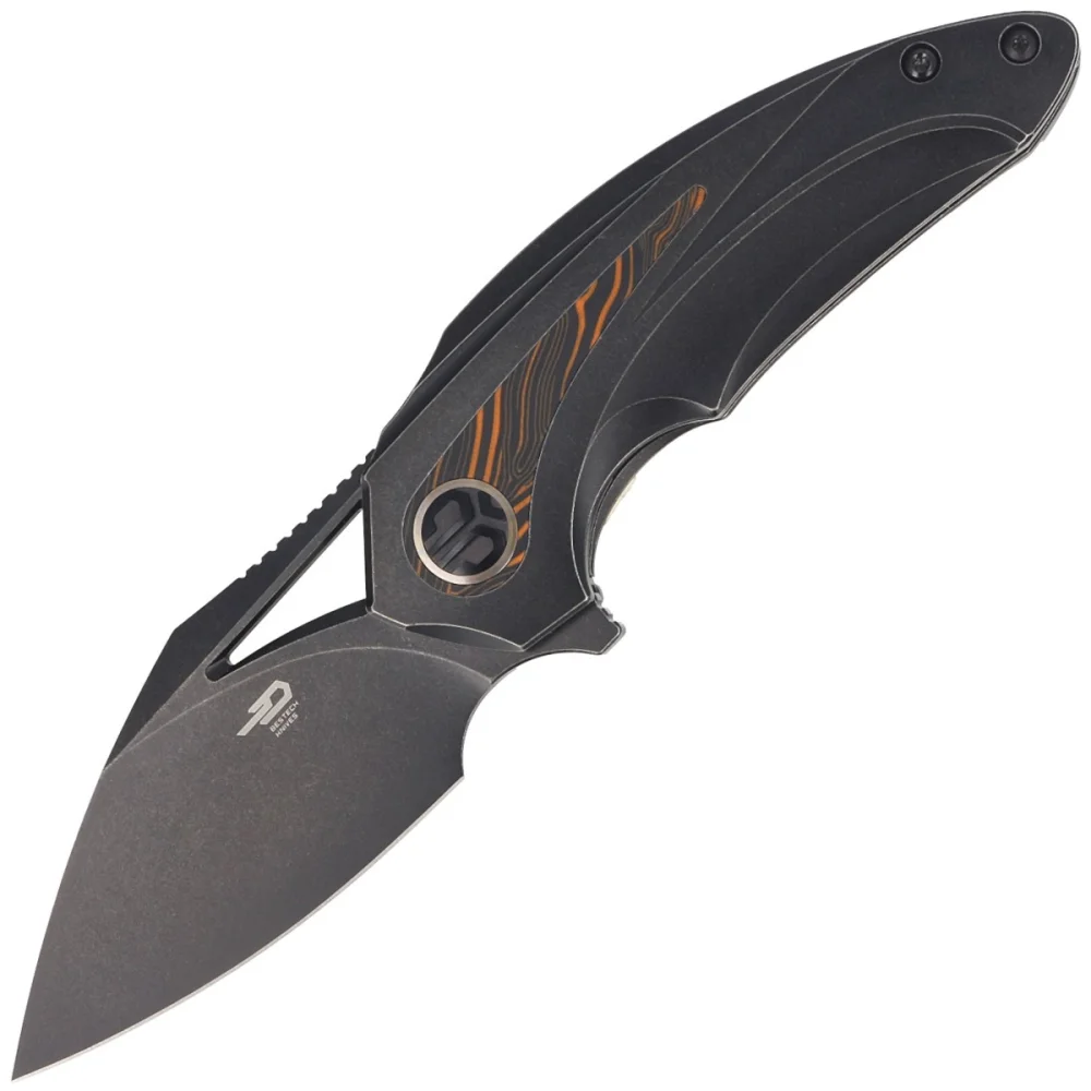 Nóż składany Bestech Nuke Black Titanium/Black Orange G10, Black Stonewashed M390 by Kombou (BT2107E) 1 Nóż składany Bestech Nuke Black Titanium/Black Orange G10, Black Stonewashed M390 by Kombou (BT2107E)