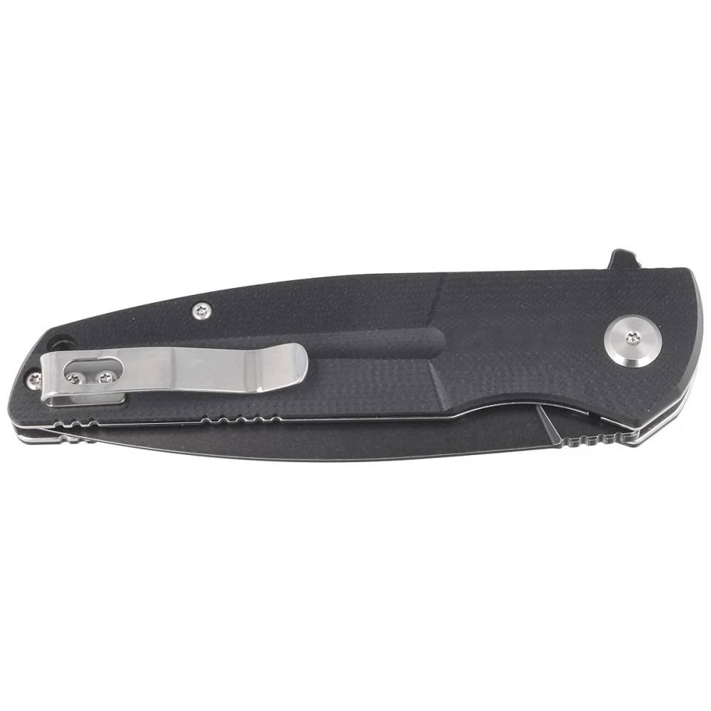 Nóż składany Bestech Fin Black G10, Black Stonewashed 14C28N (BG34A-3) 2 Nóż składany Bestech Fin Black G10, Black Stonewashed 14C28N (BG34A-3)