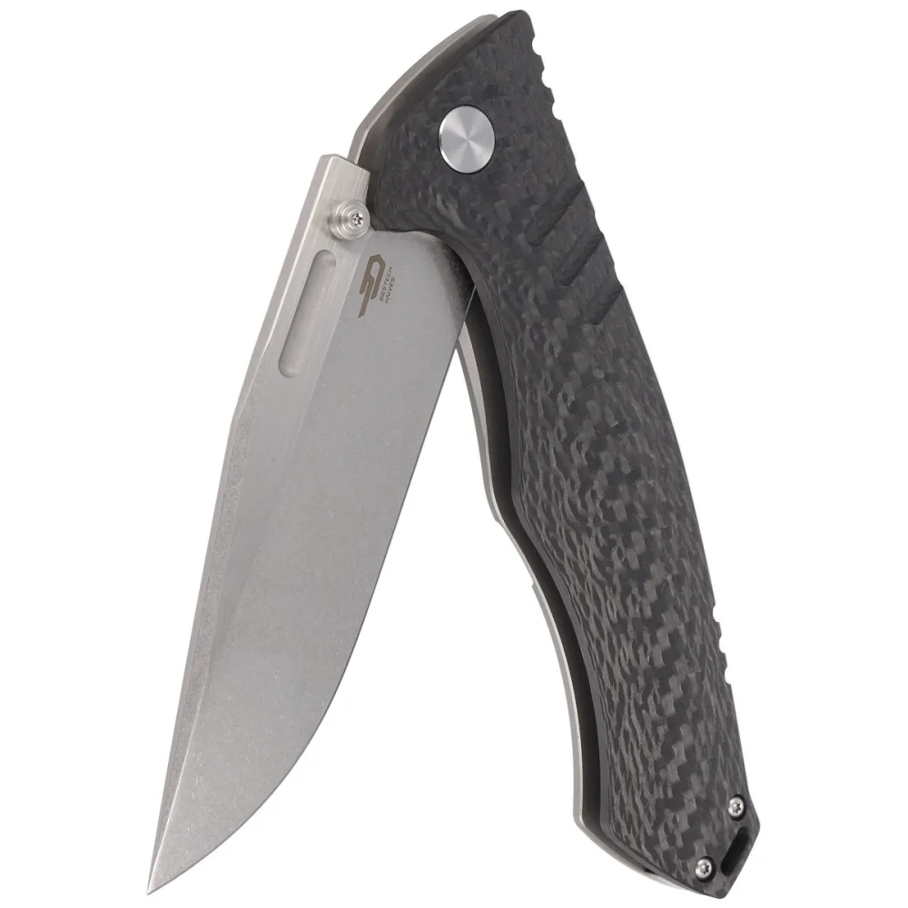 Nóż składany Bestech Keen II Black Titanium/Carbon Fiber, Stonewashed/Satin CPM S35VN by Koens Craft (BT2301A) 5 Nóż składany Bestech Keen II Black Titanium/Carbon Fiber, Stonewashed/Satin CPM S35VN by Koens Craft (BT2301A)